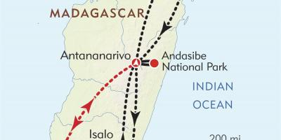 Antananarivo, Madagaskar kartica