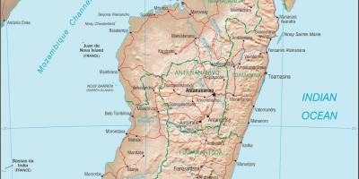 Detaljna karta Madagaskar