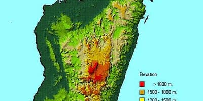 Karte za geografiju Madagaskar 